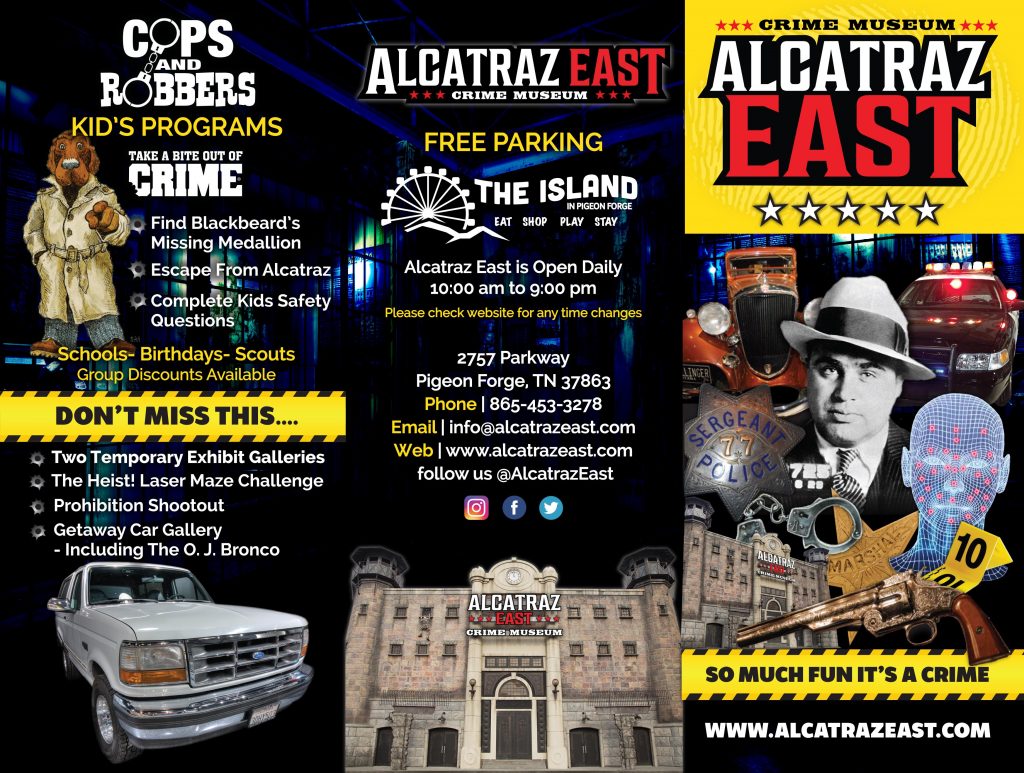 Alcatraz East Brochure Front 2017