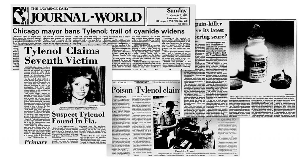 Chicago Tylenol Murders Newpaper Articles