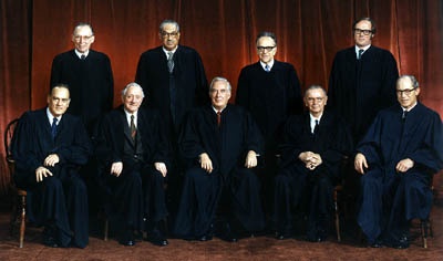 Roe v Wade- court members